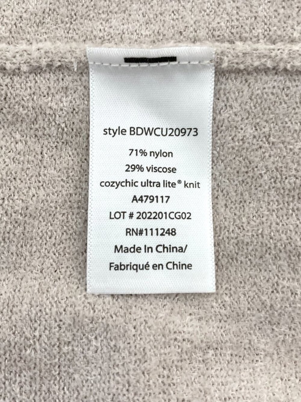 BAREFOOT DREAMS CozyChic Ultra Lite Open Stitch Cardigan Duster Size M Silver - Picture 11 of 12